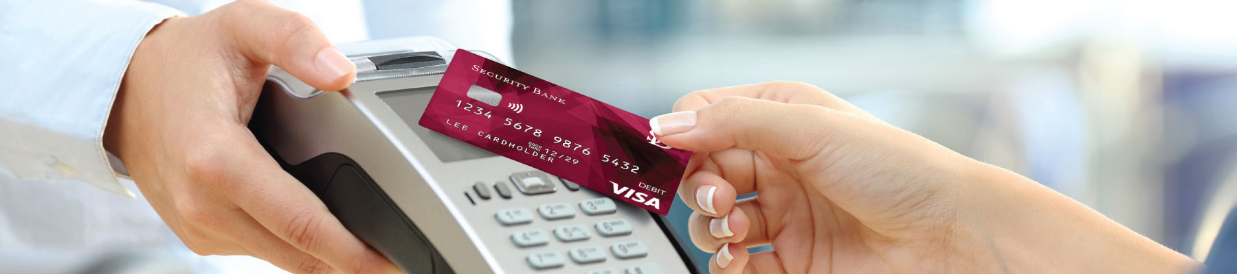 Tap and pay debit card